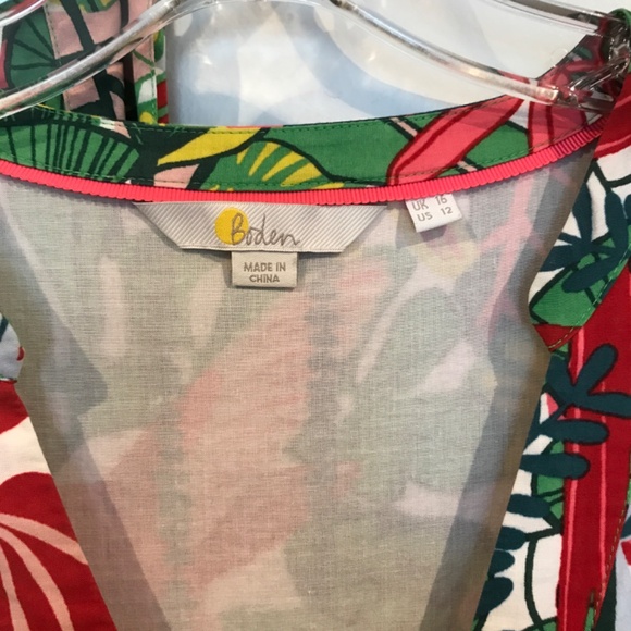 Boden Tropical Print Maxi Dress - Picture 3 of 5